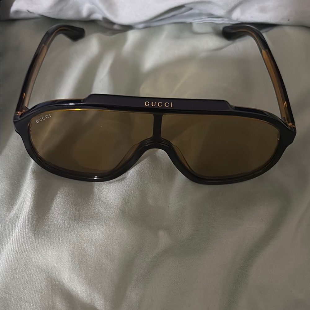 Gucci Brown Sunglasses- Gucci 60mm Aviator Sunglasses.